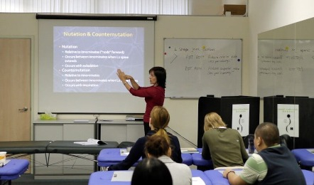 Jacqui Clark teaching
